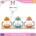 Best selling baby sippy plastic cup with straw water bottle